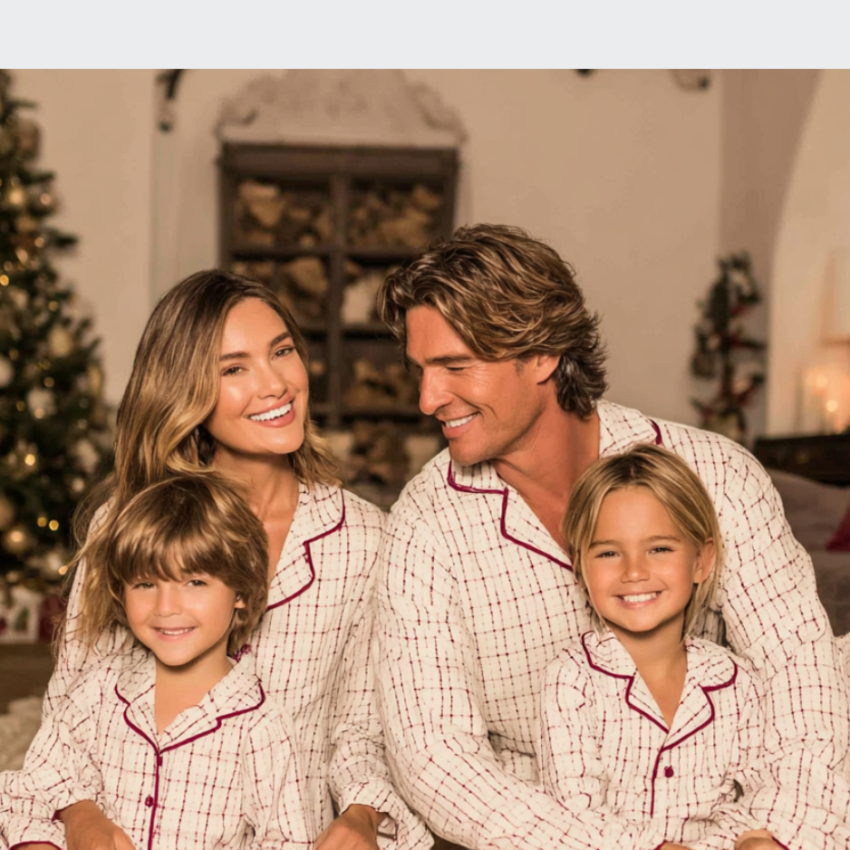 Men's Soft Cotton Long Sleeve Pajama Set